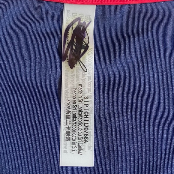 New! Frankie's Bikinis golden hour Navy Polka Dot Bikini Bottom 1515 - Picture 4 of 9